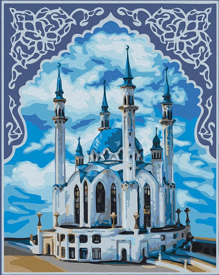Картина по номерам на холсте 50х40 "Мечеть Кул-Шариф" КН5040085