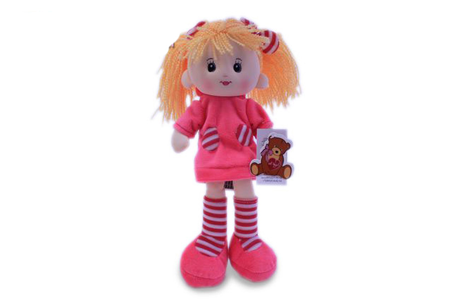 Кукла в розовом платье муз. К532-30А(DL) 