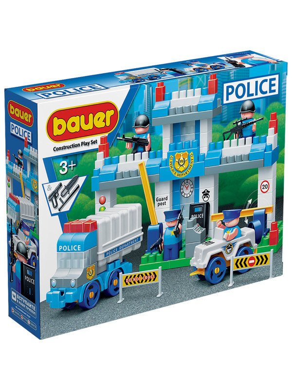 Игрушка 631 Конструктор Бауер "Полиция" набор Полицейский участок
