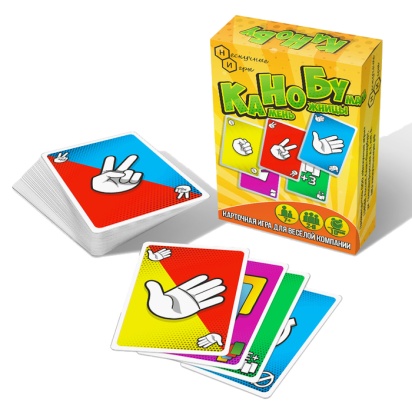 Игра карточная "Канобу"  (Камень-ножницы-бумага) 8105/64