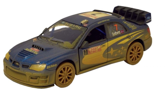 Субару Impreza WRC 2007 грязный 1:36  5328DYKT 