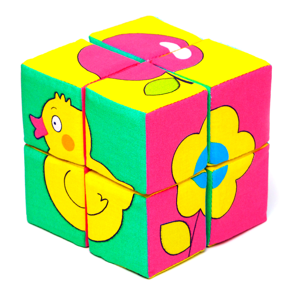 Игрушка кубики «Собери картинку» (Предметы) 8 кубиков 335М