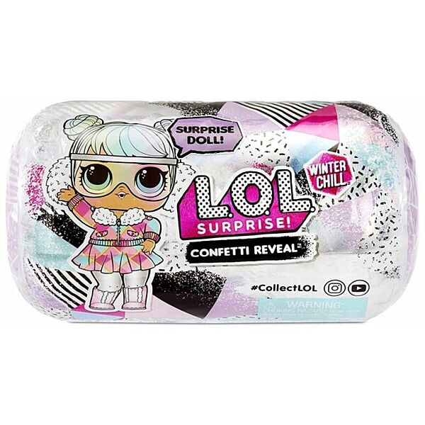 Игрушка L.O.L. Surprise Куколка Winter Chill Confetti Doll Капсула Конфетти в асст. 576600