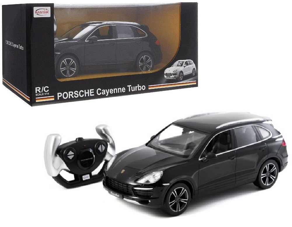 Машина р/у 1:14 Porsche Cayenne Turbo Цвет Черный 2.4G 42900B