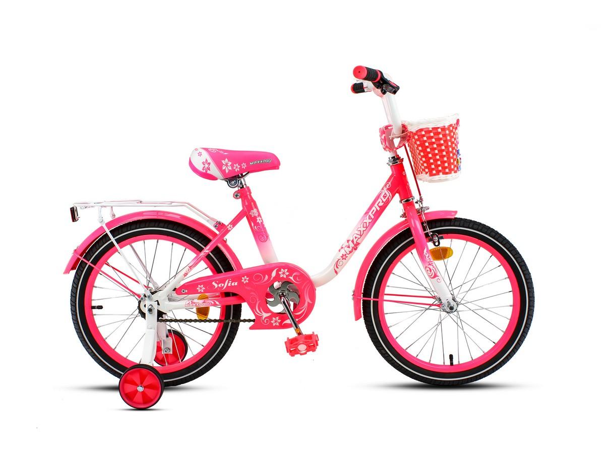 20 Велосипед SOFIA-M20-5 (бело-розовый)