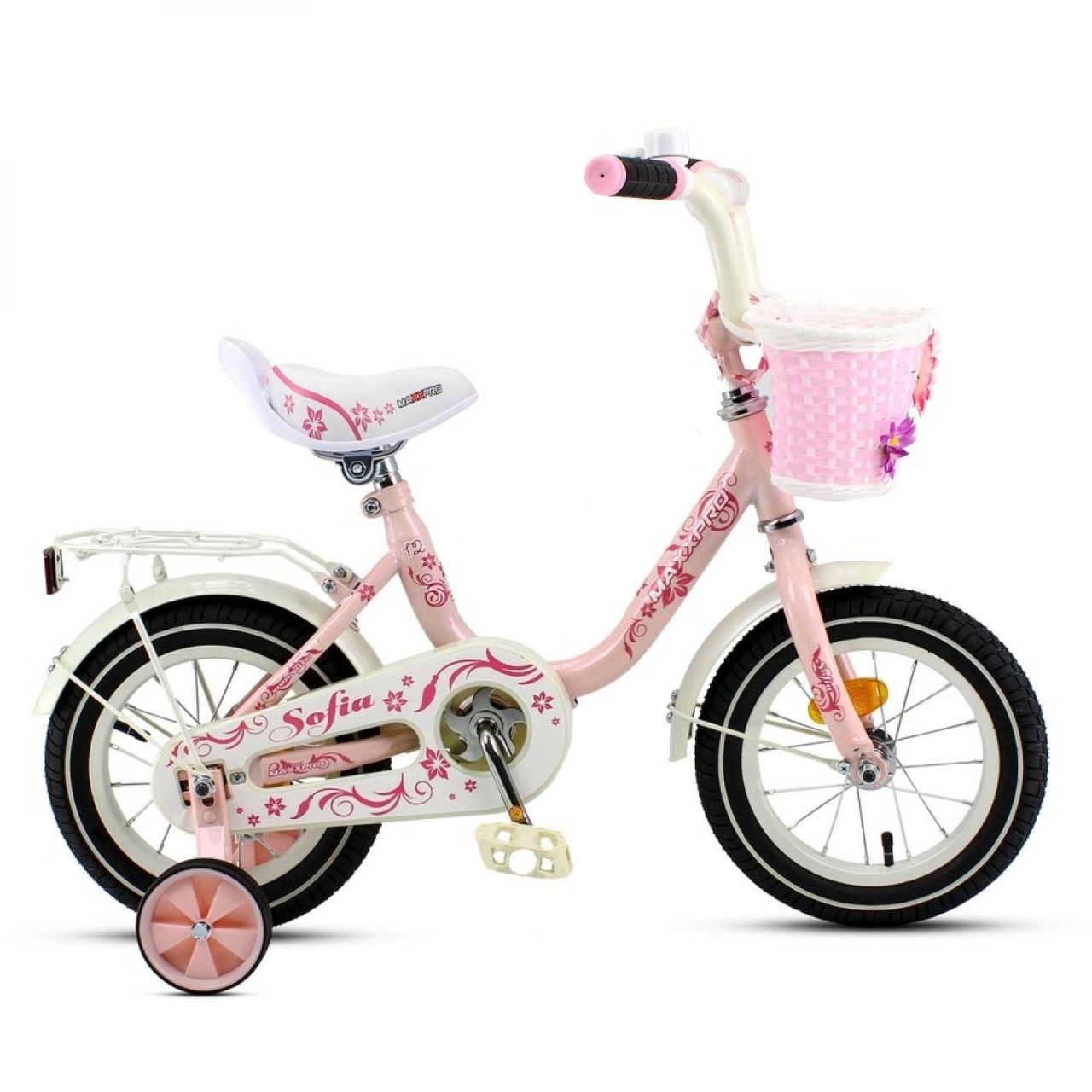 12 Велосипед SOFIA-M12-2 (светло-розовый)