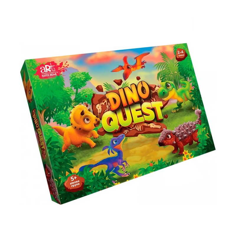 Развлекательная настольная игра серия «Dino Quest» ДТГ99