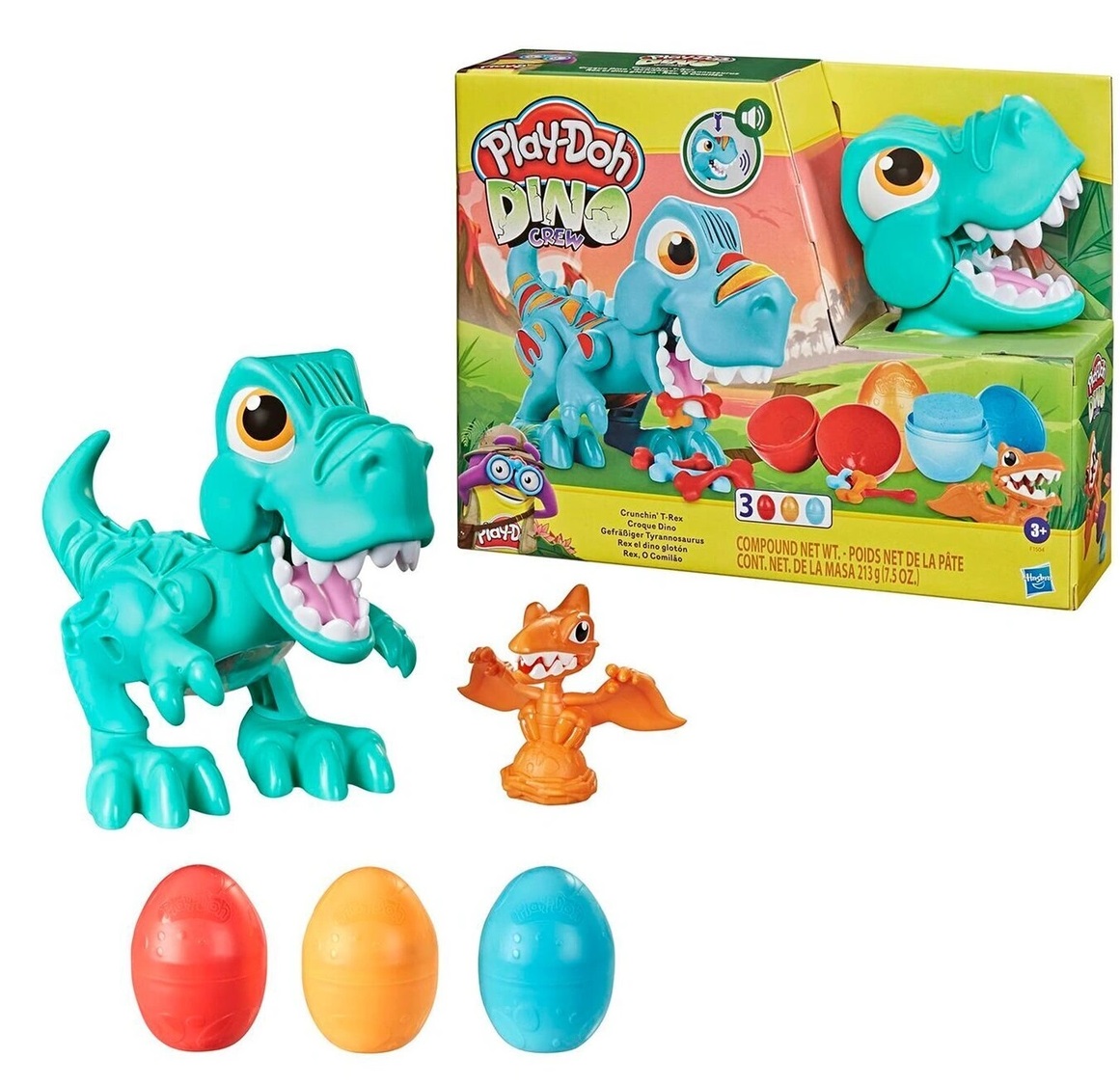 PLAY-DOH. Игровой набор Голодный Динозавр F15045L0