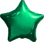 Шар (19''/48 см) Звезда, Зеленый, 1 шт. 220403