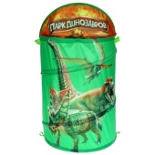 Корзина для игрушек ПАРК динозавров 43*60см ИГРАЕМ ВМЕСТЕ  XDP-17950-R