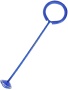 Нейроскакалка светящаяся синяя (63 см, PVC колёса и палка свет) (Арт. 6193/синий)