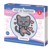 Набор для творчества Вышивка "Счастливый котик" (с пяльцами) 05622 Набор для творчества Вышивка "Счастливый котик" (с пяльцами) 05622