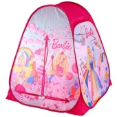 Палатка детская игровая Барби 81х90х81см, в сумке Играем вместе GFA-BRB01-R