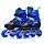 Роликовые коньки раздвижные, PU колёса со светом, размер S (31-34), синие, U001745Y / 393800