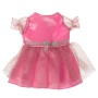 Одежда для кукол 40-42см платье розово-белое КАРАПУЗ OTF-2205D-RU