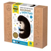 Набор для творчества Валяние шерстью, брошь Ёжик 05299 Набор для творчества Валяние шерстью, брошь Ёжик 05299