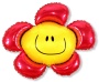 Шар (41''/104 см) Цветок, Солнечная улыбка, Красный,901548R 1 шт.