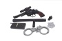 Набор полицейского  (24 см) "Урон" (револьвер,наручники,дубинка,рация,свисток) 1932745