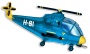 Шар (38''/97 см) Фигура, Вертолет, Синий, 901667A