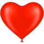 Шар Сердце (12''/30 см) Красный (803), пастель, 828001