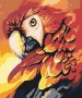 Картина по номерам на холсте 50х40 "Красный попугай" КН5040191