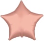 Шар (21''/53 см) Звезда, Розовый коралл, 755068