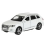 Машина металл AUDI Q7 длина 12 см, двер, багаж, инер, белый, кор. Технопарк Q7-12-WH