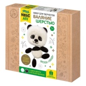 Набор для творчества. Валяние шерстью, брелок "Панда" (подвижные детали) 05297 / 449154 Набор для творчества. Валяние шерстью, брелок "Панда" (подвижные детали) 05297 / 449154