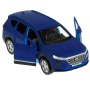 Машина металл HYUNDAI SANTAFE SOFT 12 см, двери, багаж, инерw, синий, кор. Технопарк , SANTAFE2-12FI