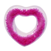 Круг надувной для плавания (65см) "Сердце", с перьями AN01529