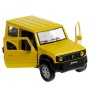 Машина металл SUZUKI JIMNY 11,5 см, двери, багаж, инерц, желтый, кор. Технопарк , JIMNY-12-YEBK