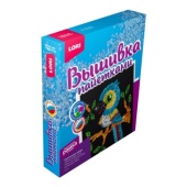 Вышивка пайетками "Попугай" №Вп-025 Вышивка пайетками "Попугай" №Вп-025