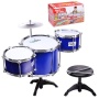 Барабанная установка (5 барабанов,тарелка,палочки,стул),в коробке JD399-3 / 255751