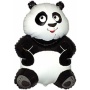 Шар (33''/84 см) Фигура, Большая панда, Белый 901670
