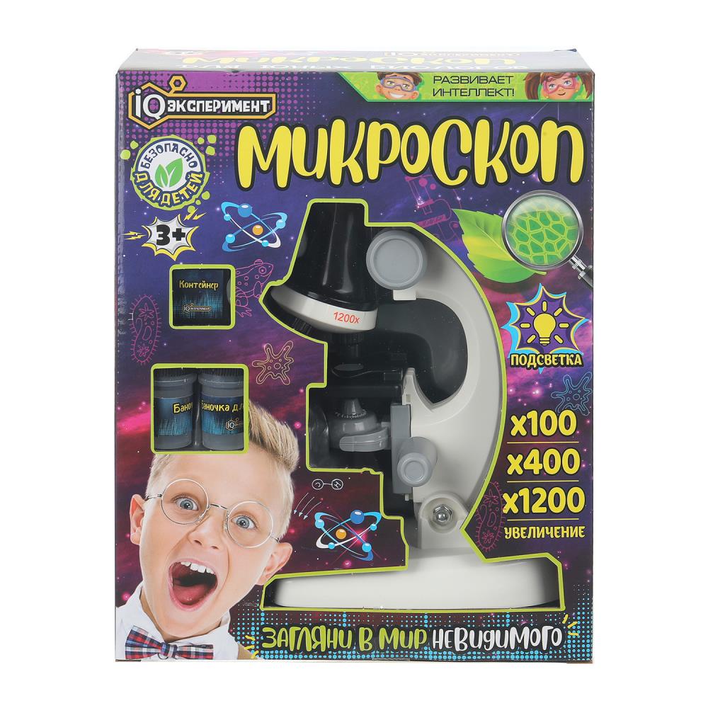 Игрушка опыты микроскоп IQ Эксперимент  ZY1238279-R