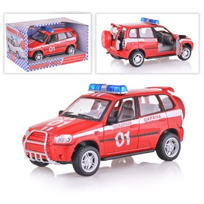 Машина "Автопарк. Пожарная охрана" на батарейках,   9079E / 062258