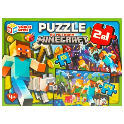 По мотивам Minecraft. Пазлы   373661     