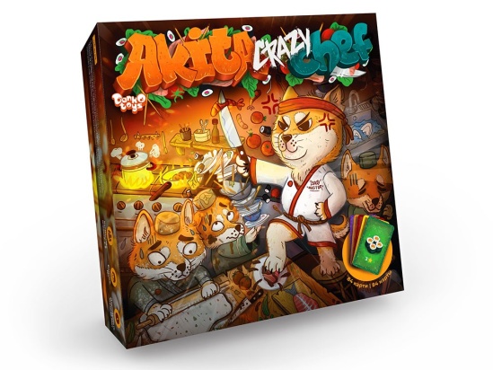 Развлекательная настольная игра серии «Akita Crazy Chef» Г-АСС-01-01