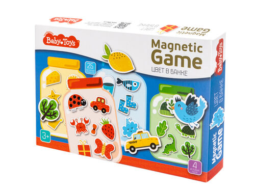Игра магнитная Цвет в банке 05593