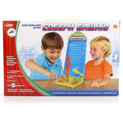 ИГРА НАСТОЛЬНАЯ "ИГРАЕМ ВМЕСТЕ" "СОБЕРИ БАШНЮ"  B881075-R