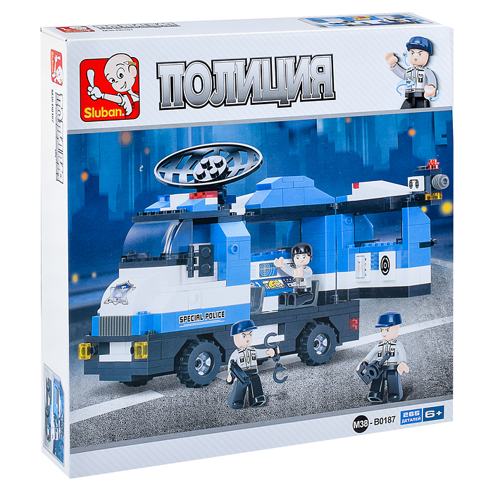 Конструктор "Полиция" (265 дет.) 38-0187 / 038301
