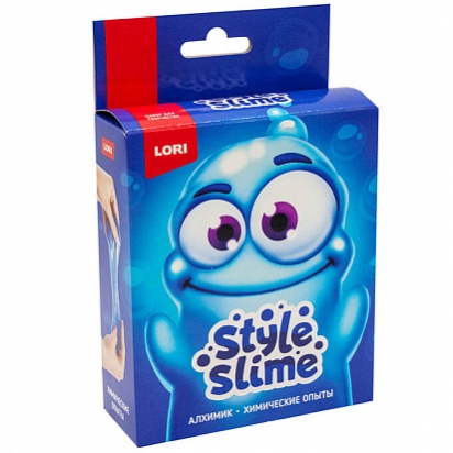 Химические опыты Style Slime "Голубой" №Оп-098