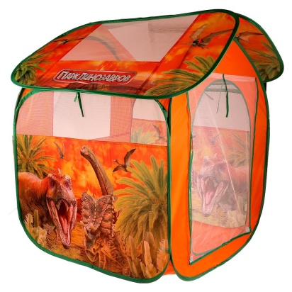 Палатка детская игровая ПАРК динозавров 83х80х105см, в сумке Играем вместе GFA-DINOPARK-R