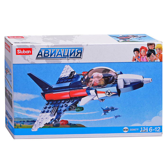 Конструктор "Авиация" (134 дет) 38-0667F / 235993