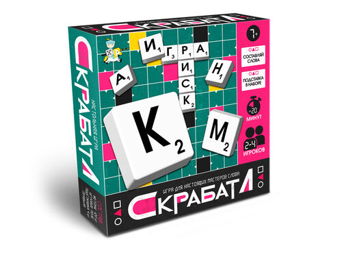 Игра настольная "Скрабатл"  05745 /488648