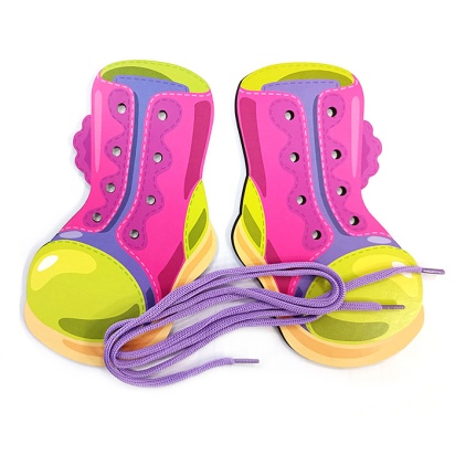 Шнуровка деревянная "Сапожки" Baby Toys  05130 / 425874