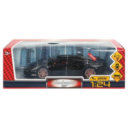 Машина металл свет-звук lamborghini sian, 20,8 см, двери, багажник, коробка Технопарк   CZ129-R
