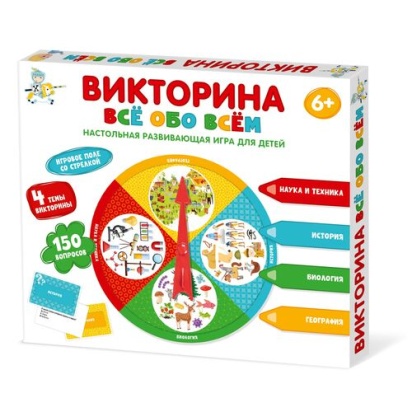 Игра настольная Викторина "Все обо всем"   04646 / 381476