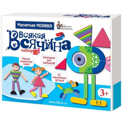 Мозаика магнитная Всякая всячина-1 01760Ц / 155469