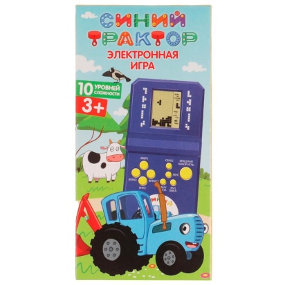 Электронная логическая игра Синий ТРАКТОР 12,5*6,5*2,5см ИГРАЕМ ВМЕСТЕ B1420010-R6